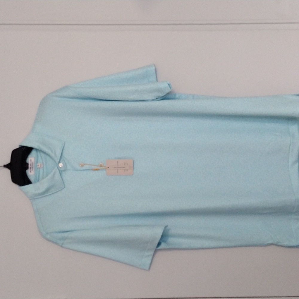 Peter Millar Light Blue Polo Shirt